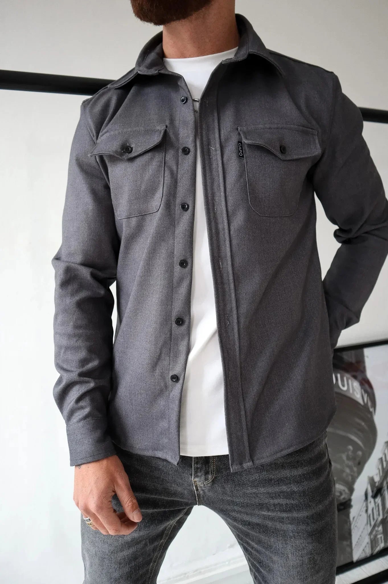 Leon – Herren Overshirt mit modernem Schnitt