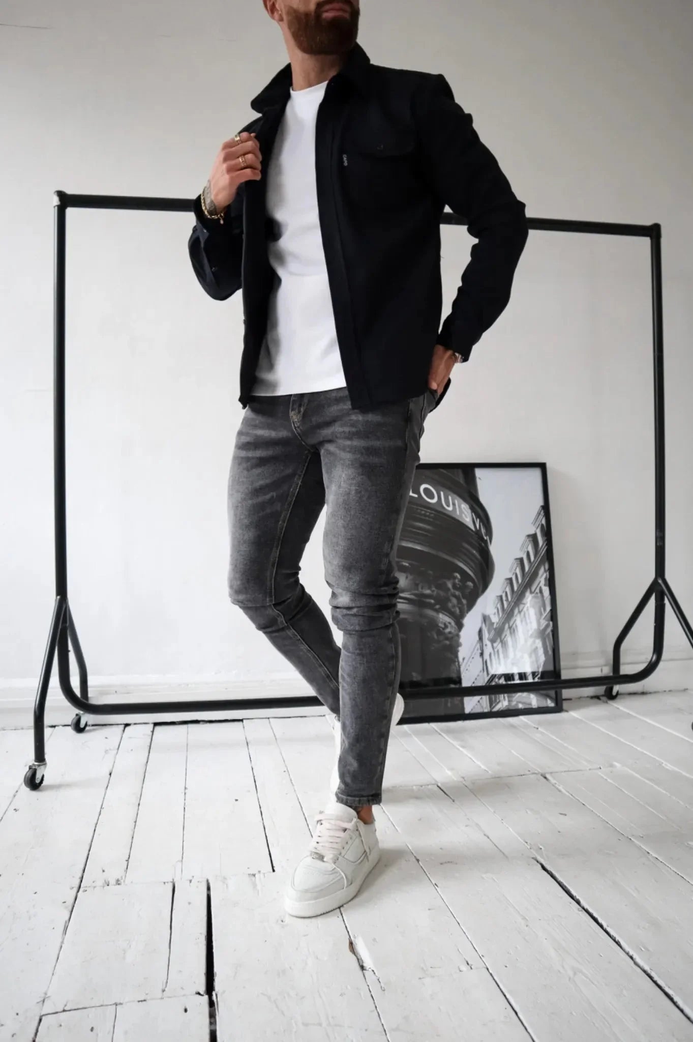 Leon – Herren Overshirt mit modernem Schnitt