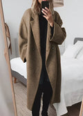 Modischer Damenmantel im Oversize-Stil mit markantem Revers – J&B - 1 - Annoboutique