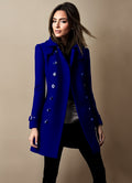 Sofia – Eleganter Damen-Mantel im taillierten Military-Stil