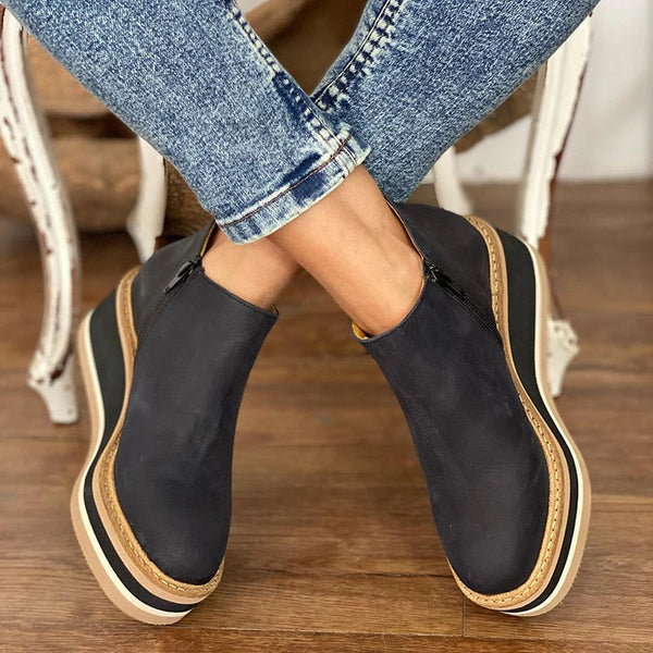 Julia – Orthopädische Damen-Plateau-Sneaker mit Komfortkeil