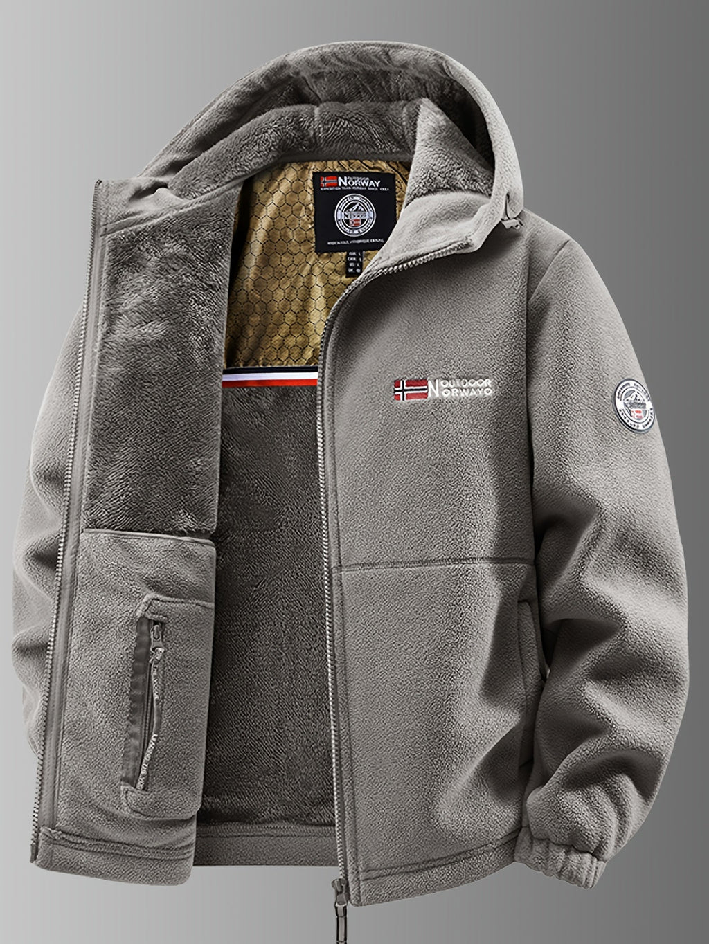 Liam – Warme Fleece-Outdoorjacke für Herren