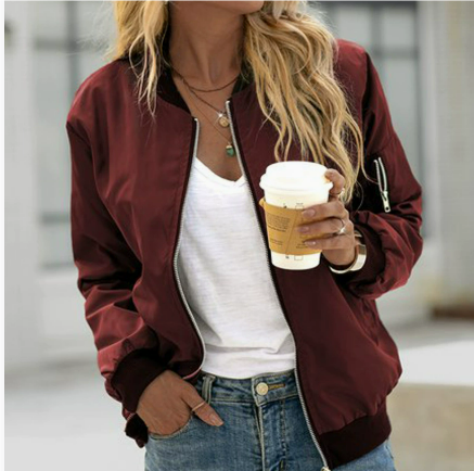 Mia – Damen Bomberjacke im Casual-Look