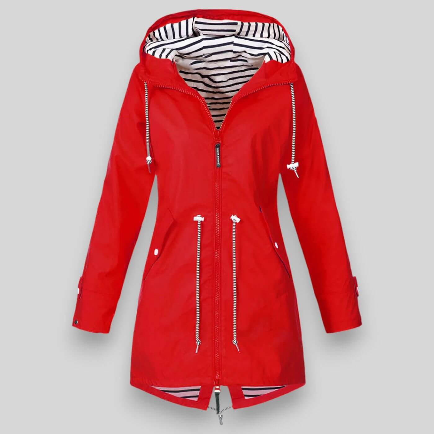Lina – Leichte Regenjacke mit Kapuze für Damen