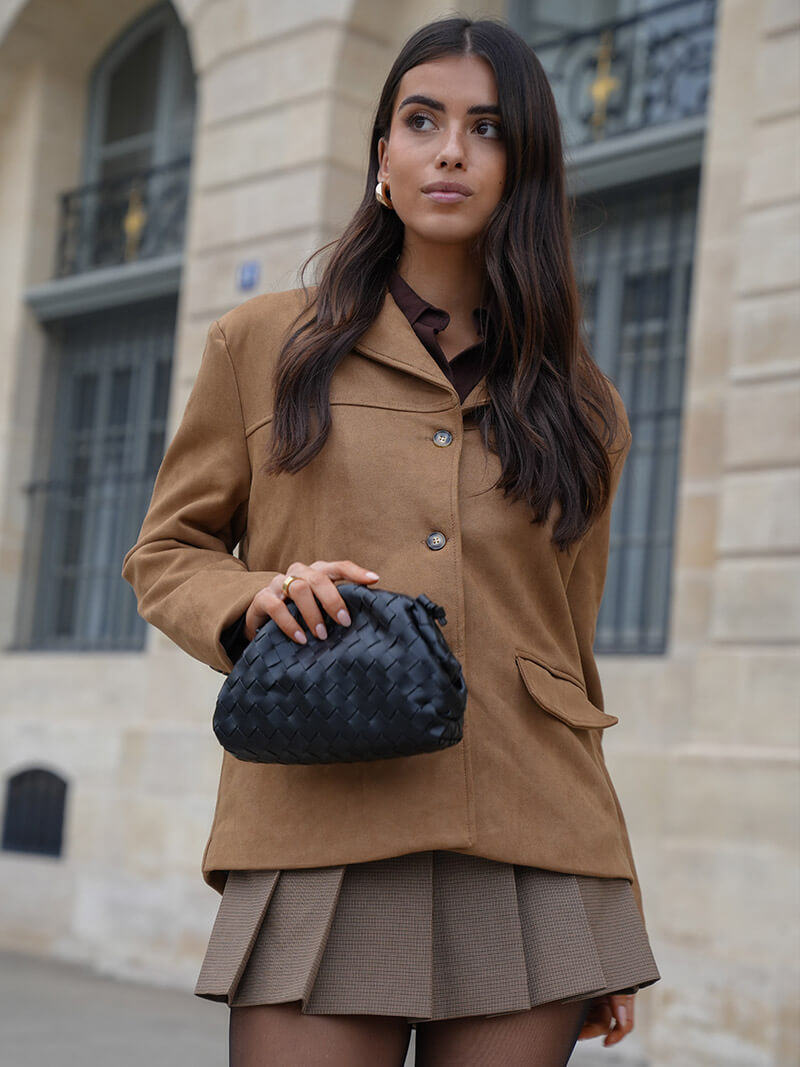 Aurelia - Damen Jacke in Wildleder-Optik