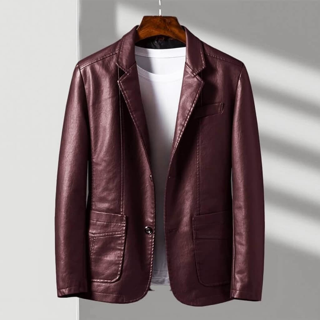 Oliwier – Herren Lederjacke casual - 4 - Annoboutique