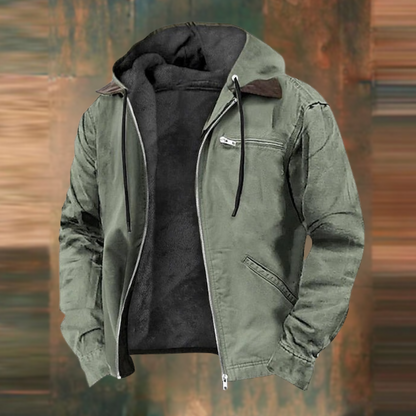 Jonah – Gefütterte Canvasjacke Herren