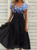 Noelle – Elegantes Sommer Abendkleid mit Glitzerdetail