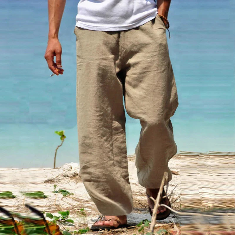 Milan - Herren Freizeithose mit weitem Schnitt und leichtem Stoff