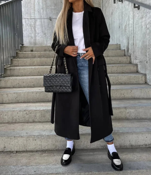 Layla – Eleganter Langmantel für Damen