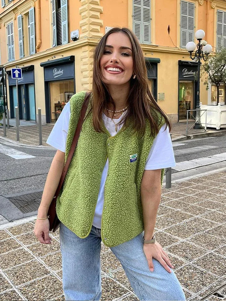 Sofia - Damen Weste aus Fleece