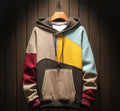 Oliver – Moderner Patchwork Herren Hoodie mit Kapuze