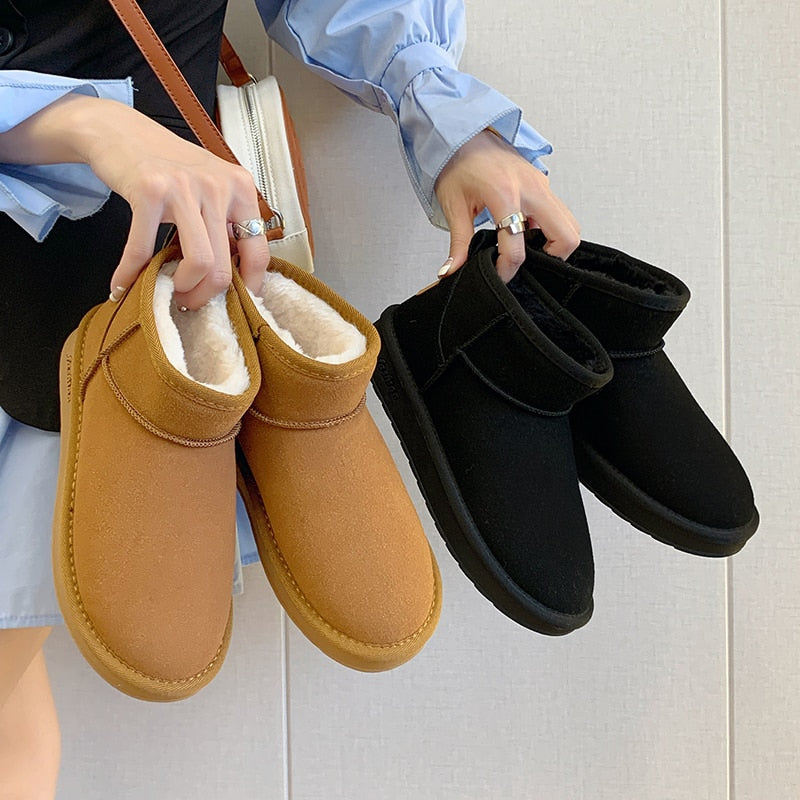 Sienna – Damen Gefütterte Winterstiefeletten In Klassischem Design