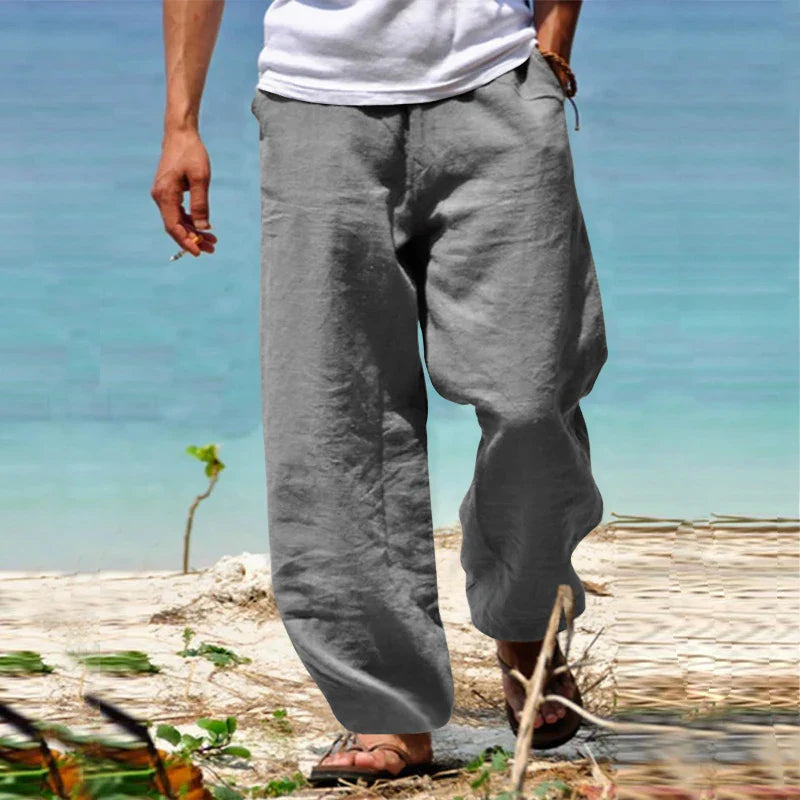 Milan - Herren Freizeithose mit weitem Schnitt und leichtem Stoff
