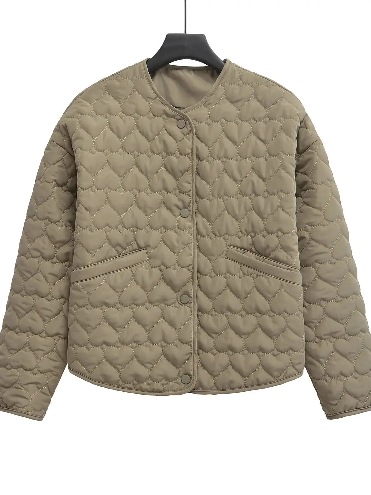 Alba – Elegante Damen Steppjacke mit herzförmiger Struktur