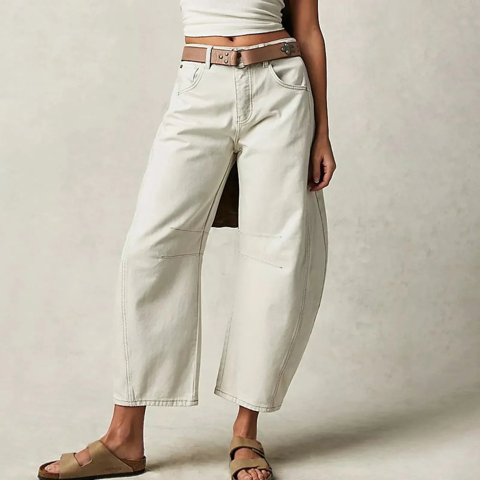 Mila – Weite High-Waist Jeans Damen