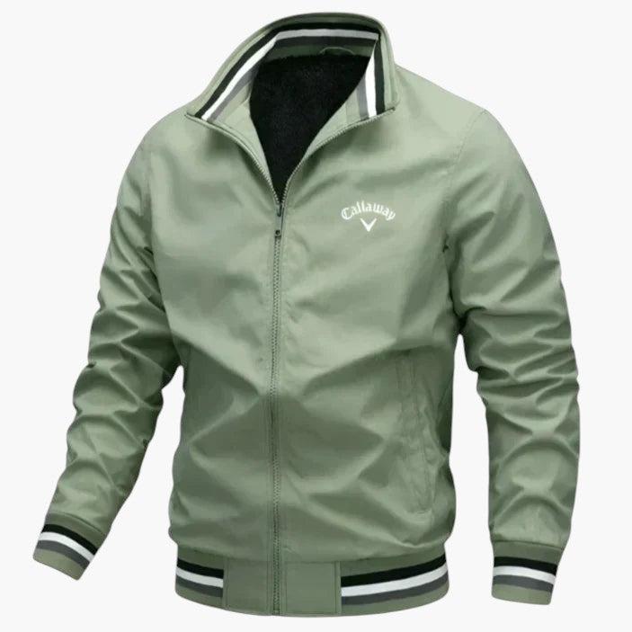 Callum – Sportliche Herren Zip-Jacke mit Stehkragen