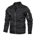 Slim-Fit Herren-Bomberjacke mit Reißverschluss - J&B - 14 - Annoboutique
