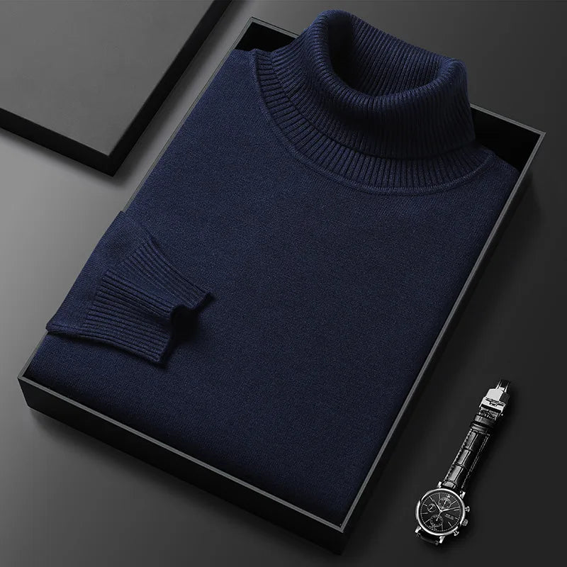 Felix – Feinstrick-Rollkragenpullover für Herren