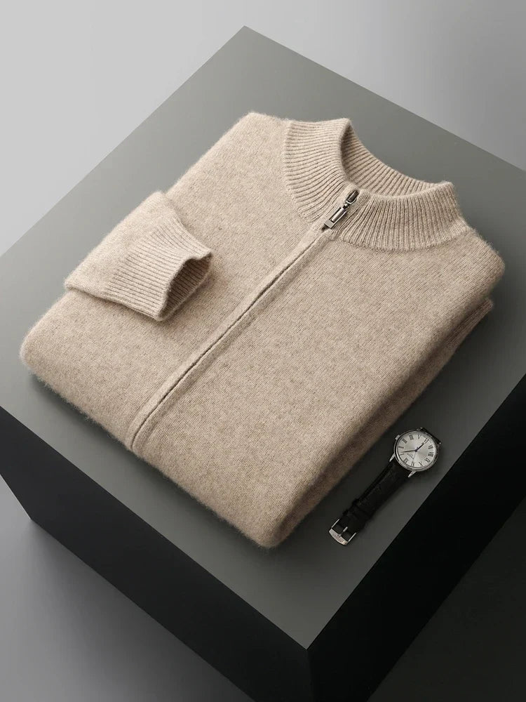 Herren Bomberjacke mit weicher Oberfläche und praktischem Reißverschluss - J&B - 14 - Annoboutique