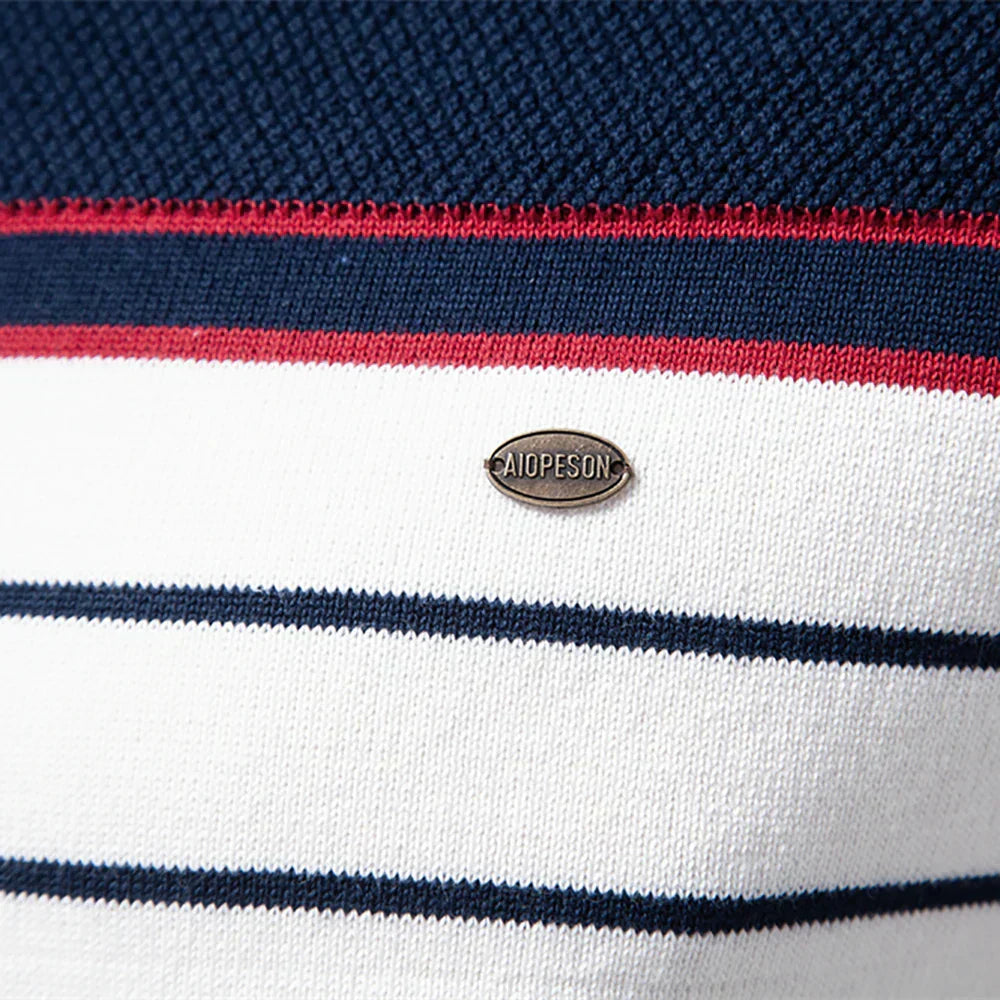 Kacper – Maritimer Herrenpullover mit Streifenmuster