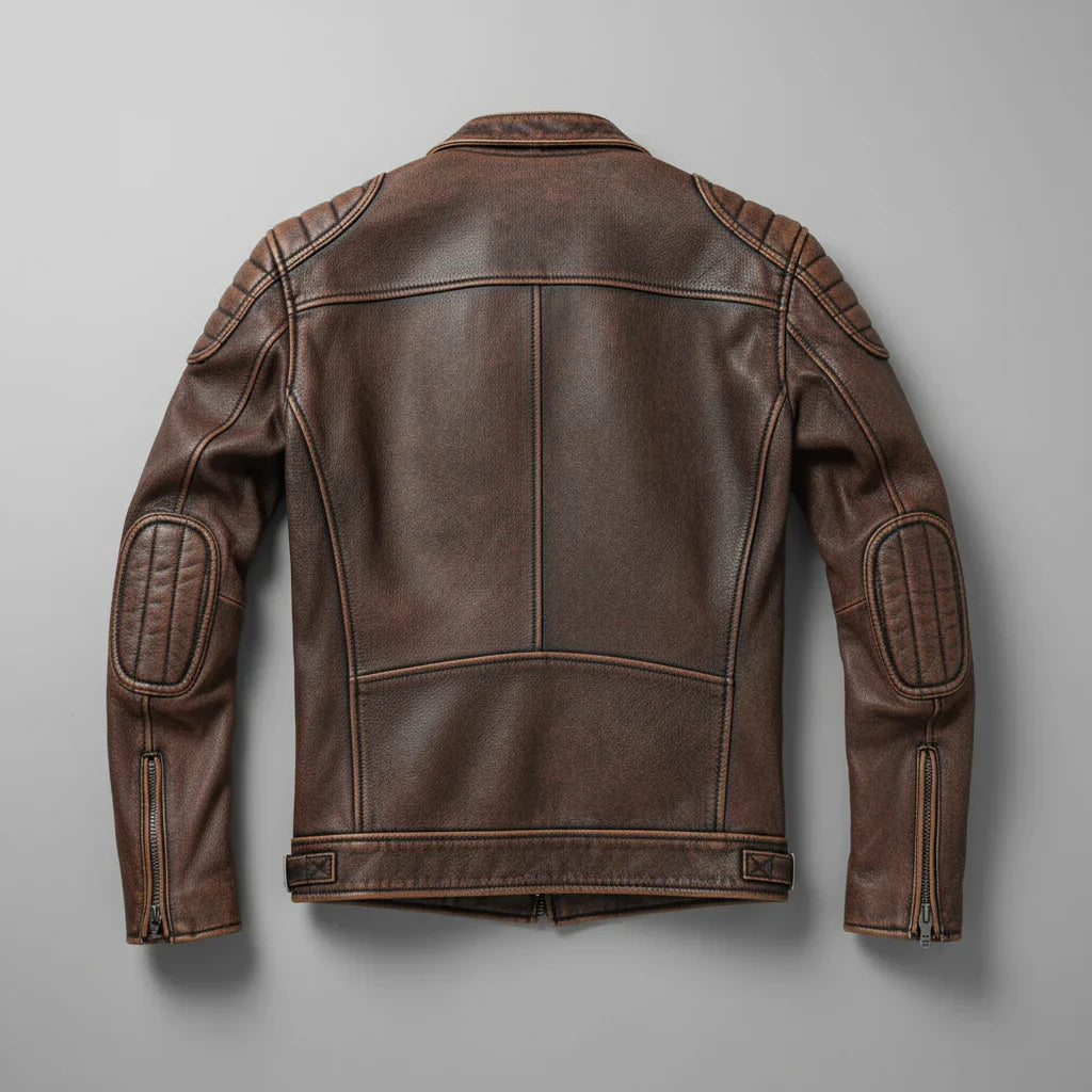 Marek – Biker-inspirierte Lederjacke Herren