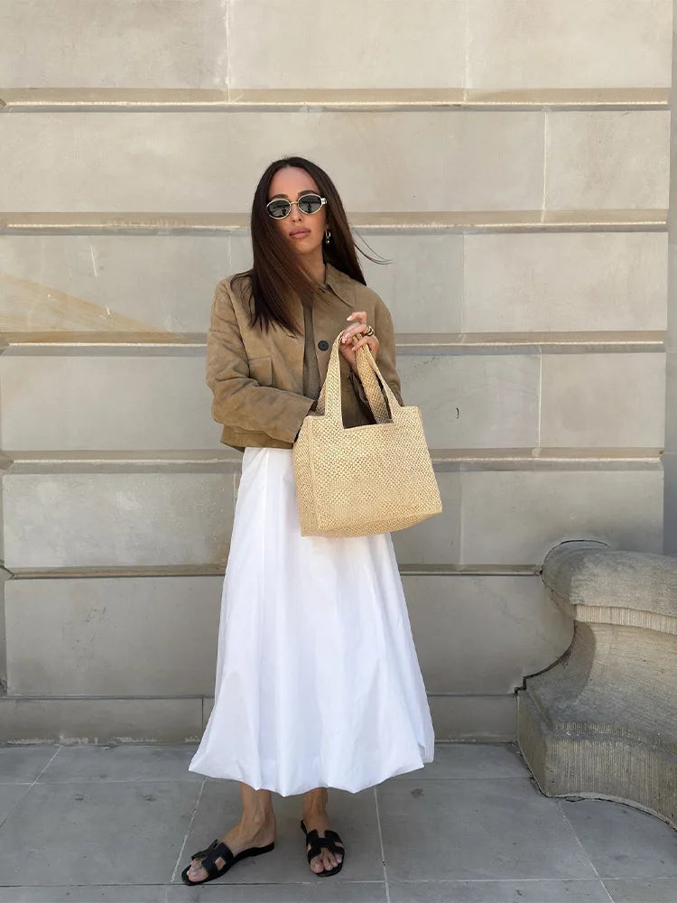 Mia – Damen Lederjacke kurz mit Kragen