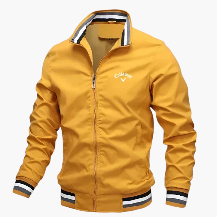 Callum – Sportliche Herren Zip-Jacke mit Stehkragen