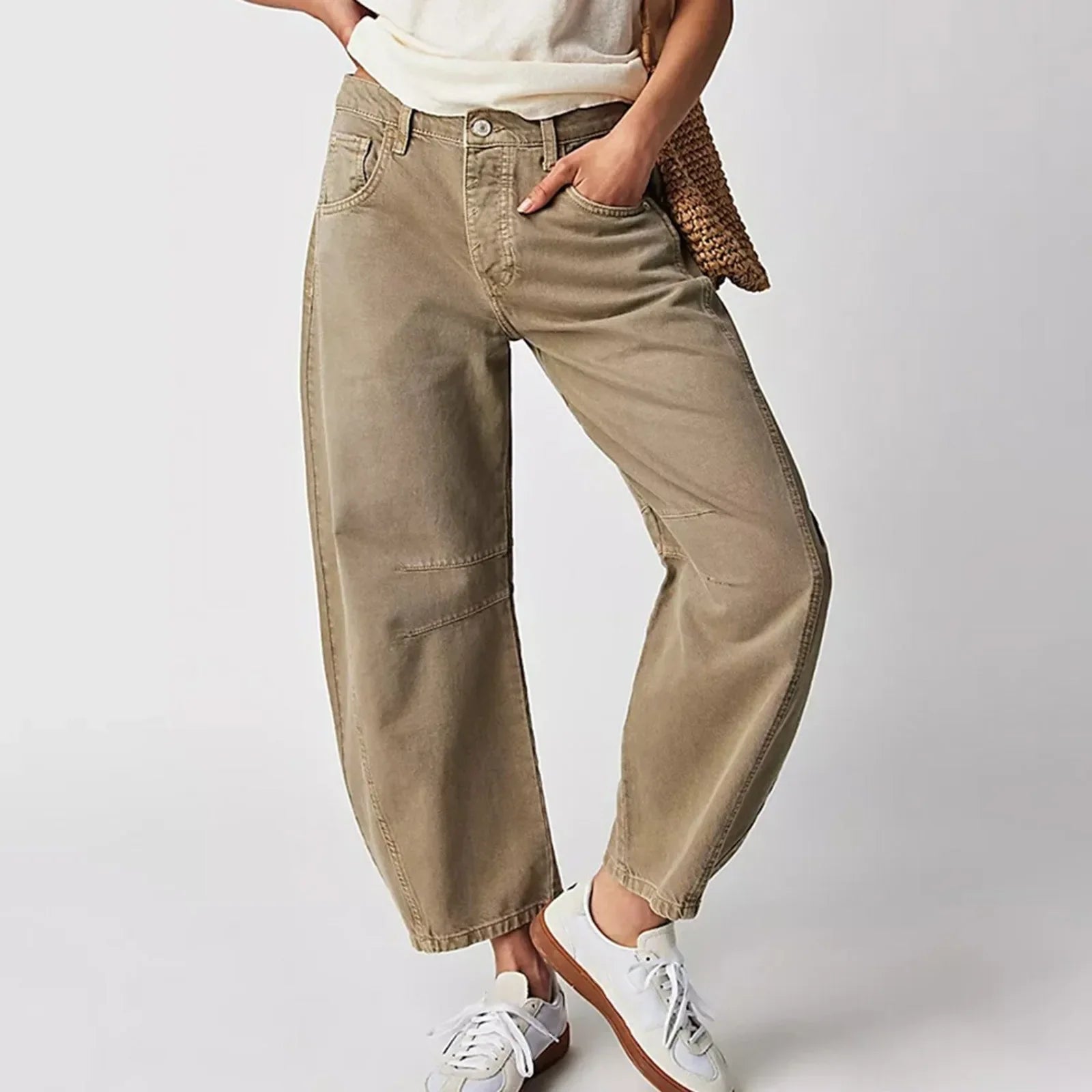 Mila – Weite High-Waist Jeans Damen