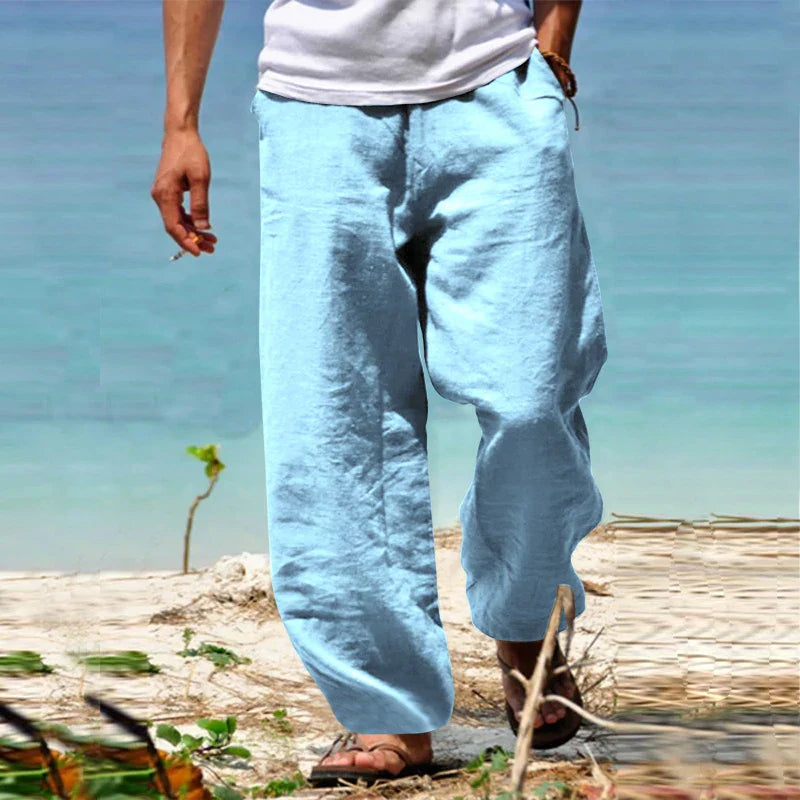 Milan - Herren Freizeithose mit weitem Schnitt und leichtem Stoff