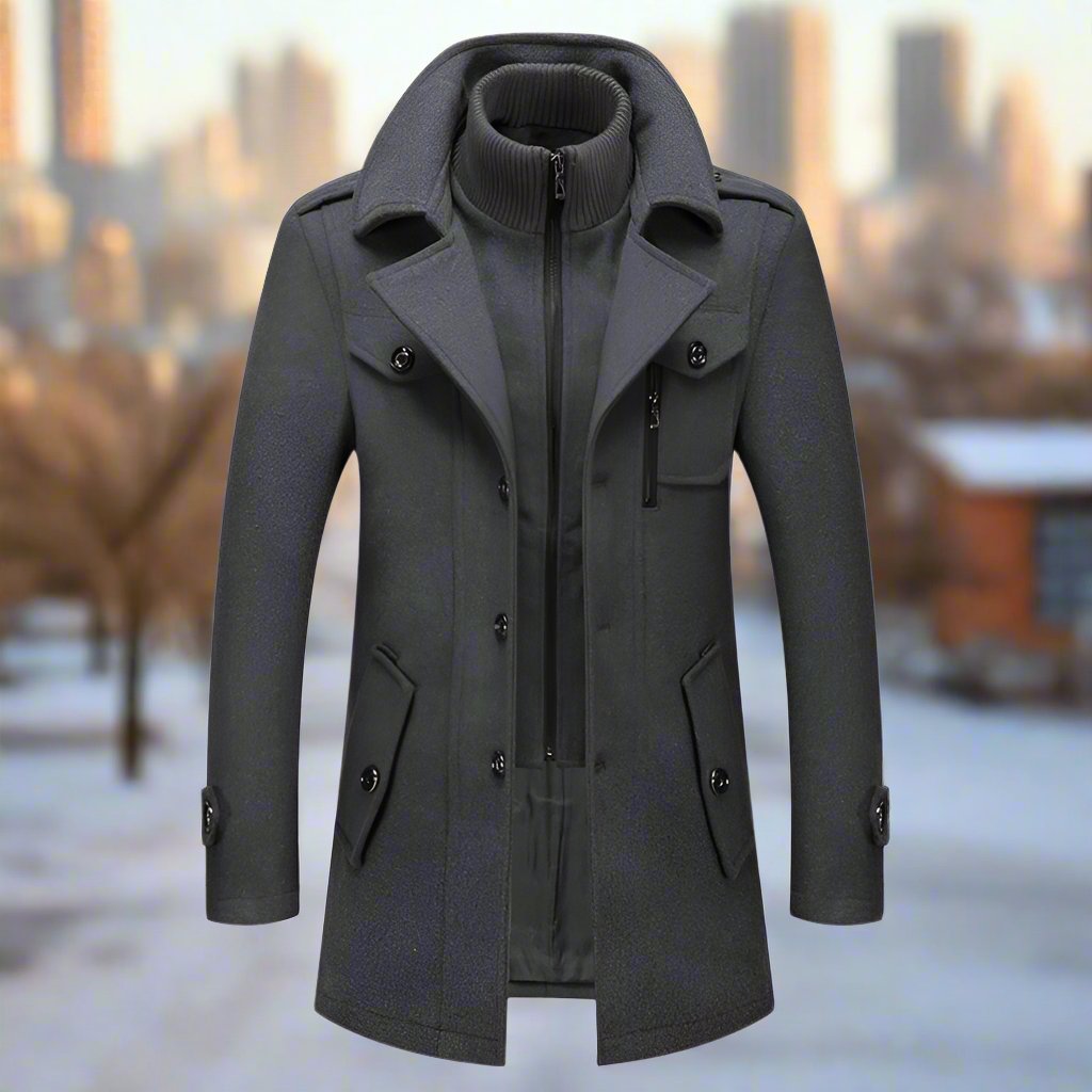 Stylische Herrenjacke im Utility-Design mit Reißverschluss - J&B - 1 - Annoboutique
