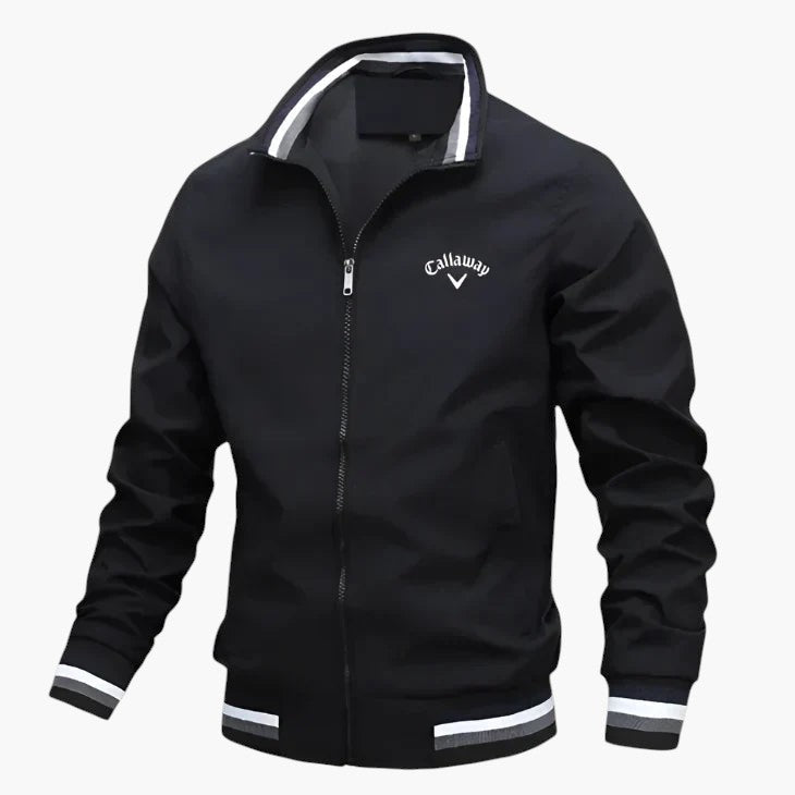 Callum – Sportliche Herren Zip-Jacke mit Stehkragen