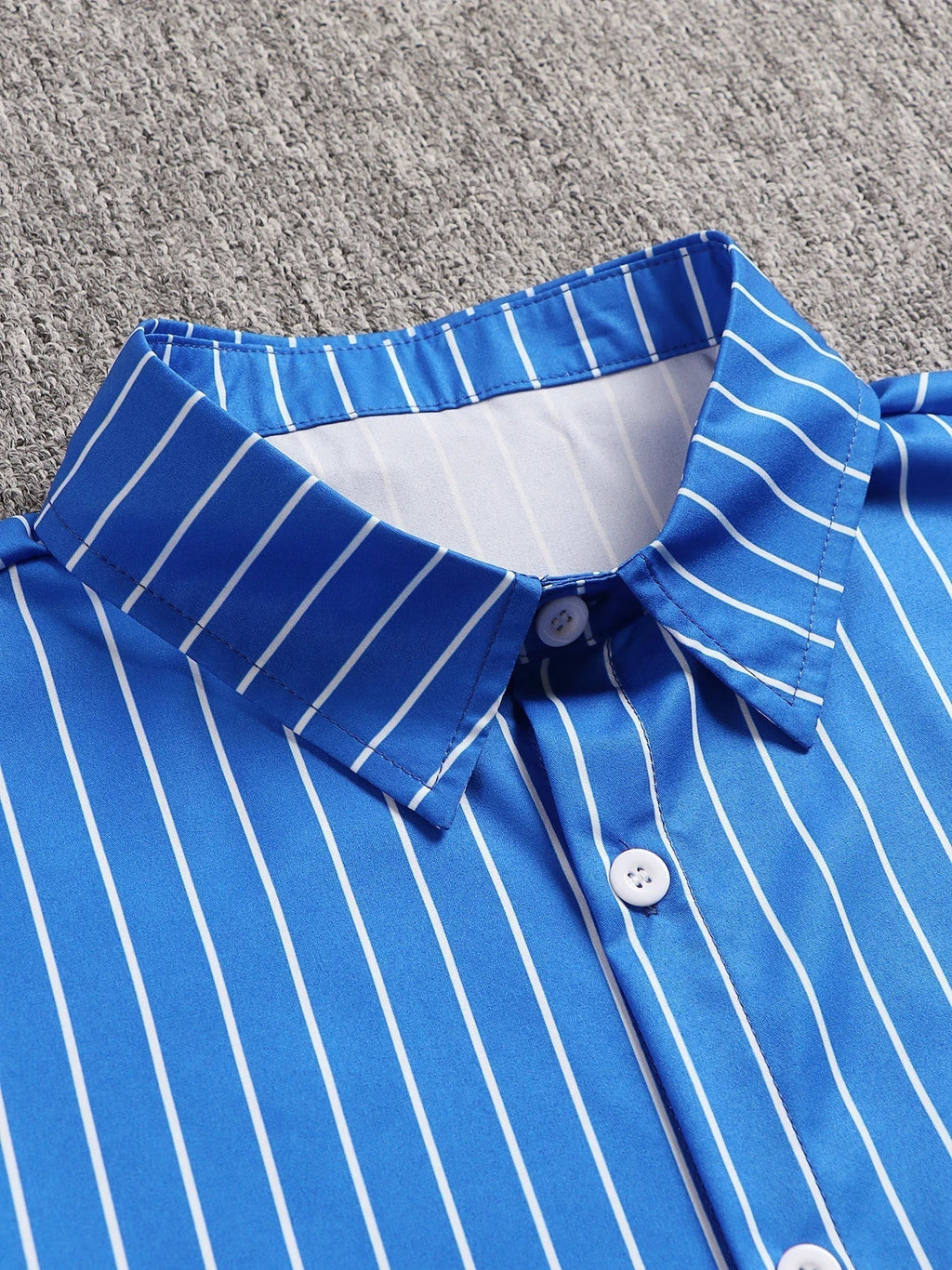 Arthur – Herren Gestreiftes Hemd Mit Knopfleiste