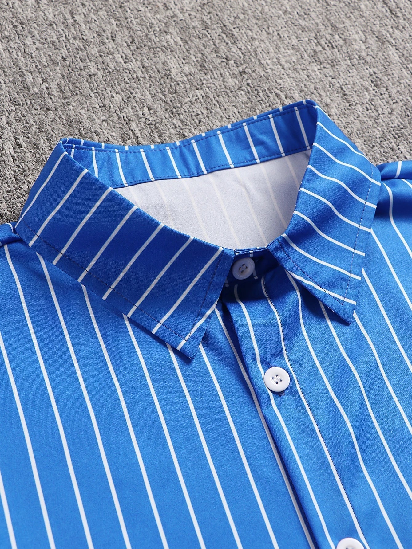 Arthur – Herren Gestreiftes Hemd Mit Knopfleiste