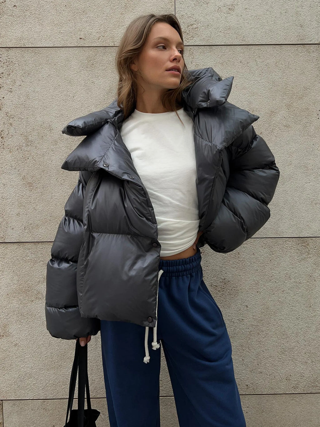 Alina – Trendige Oversize-Daunenjacke für Damen