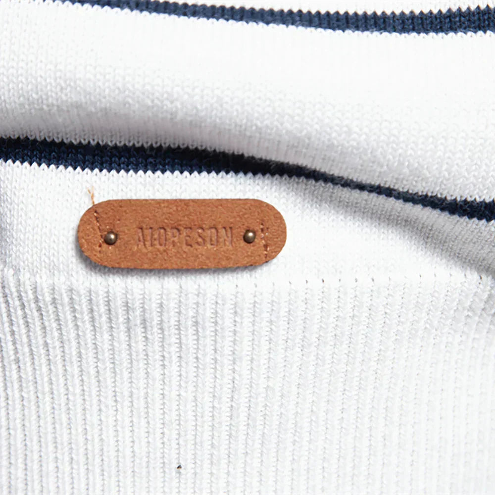 Kacper – Maritimer Herrenpullover mit Streifenmuster