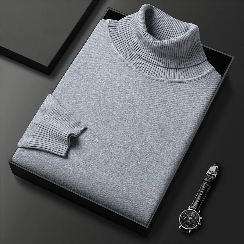 Felix – Feinstrick-Rollkragenpullover für Herren