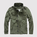David - Herrenjacke im Cargo-Stil mit Taschen und Stehkragen