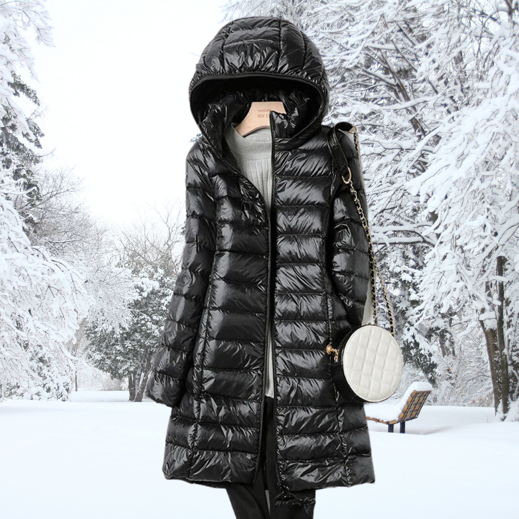 Sophie – Damen-Wintersteppmantel mit Wärmender Kapuze