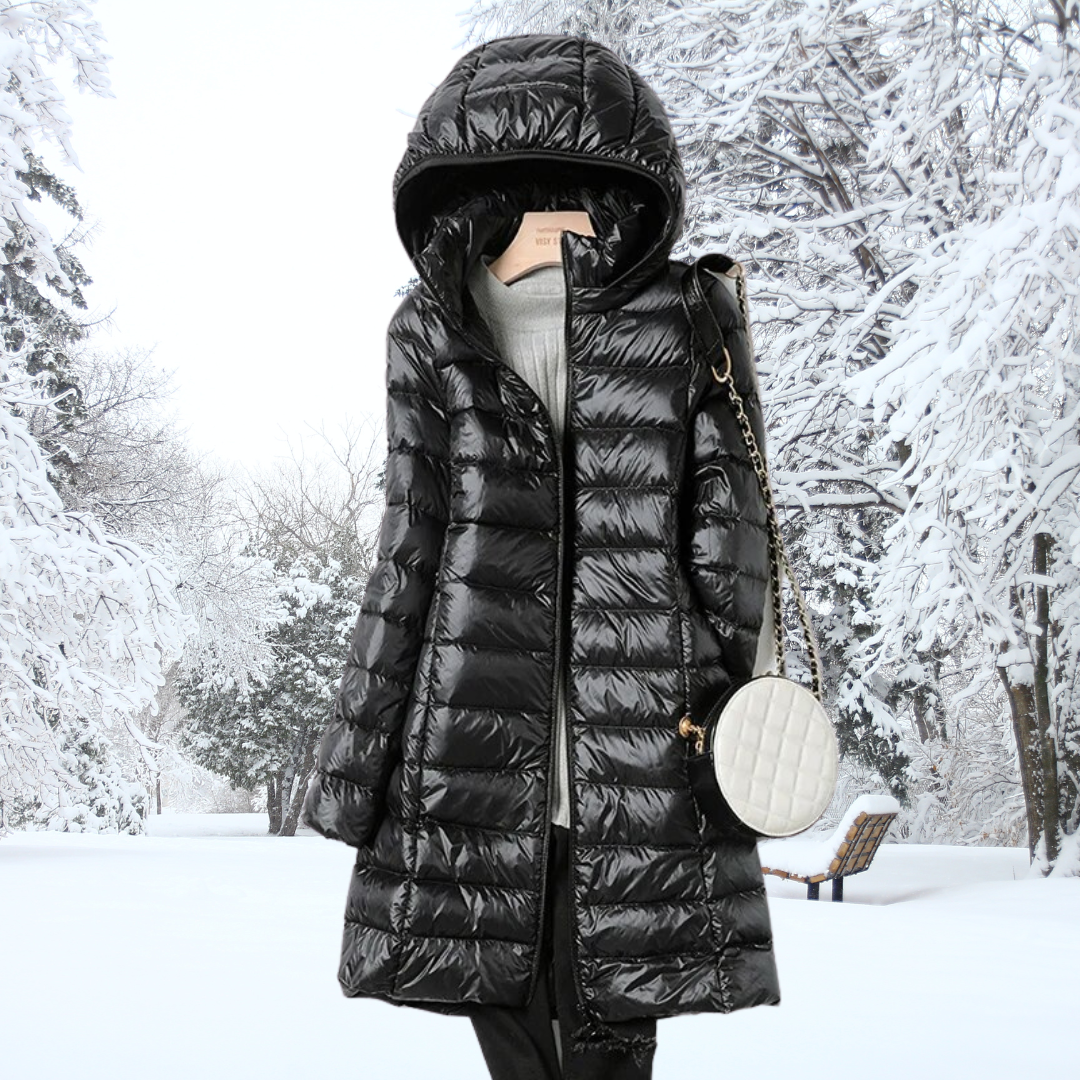 Sophie – Damen-Wintersteppmantel mit Wärmender Kapuze