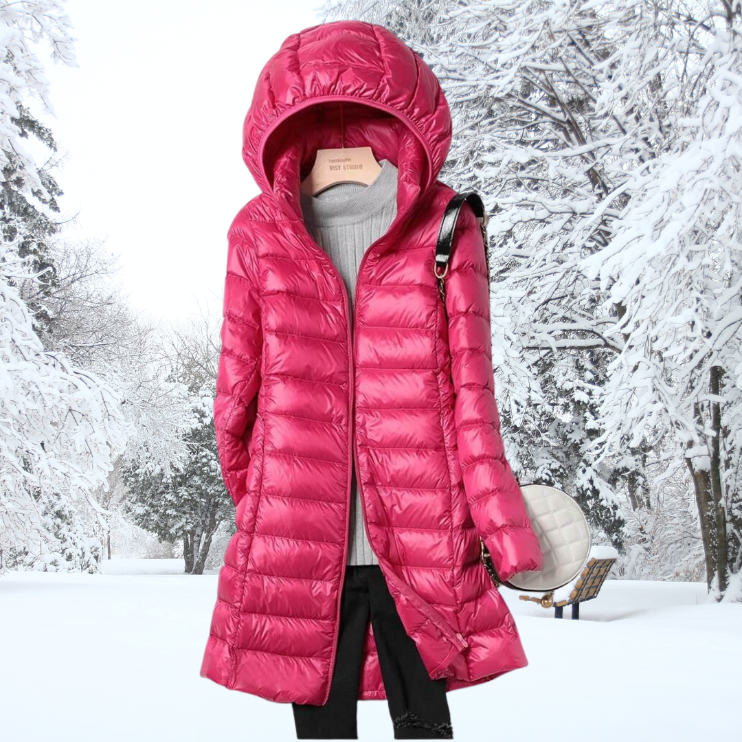Sophie – Damen-Wintersteppmantel mit Wärmender Kapuze