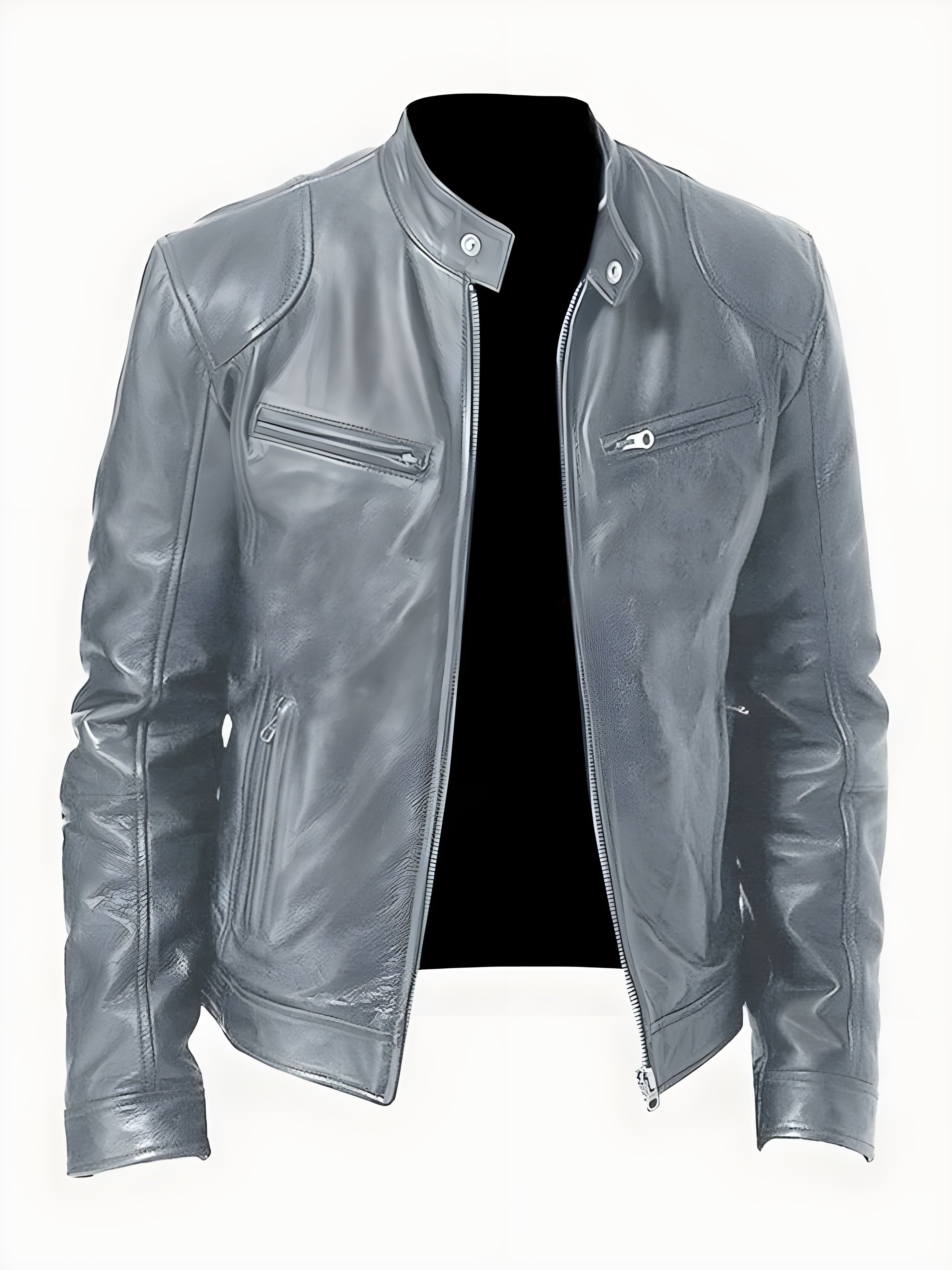 Alejandro – Klassische Herren Lederjacke Biker-Stil