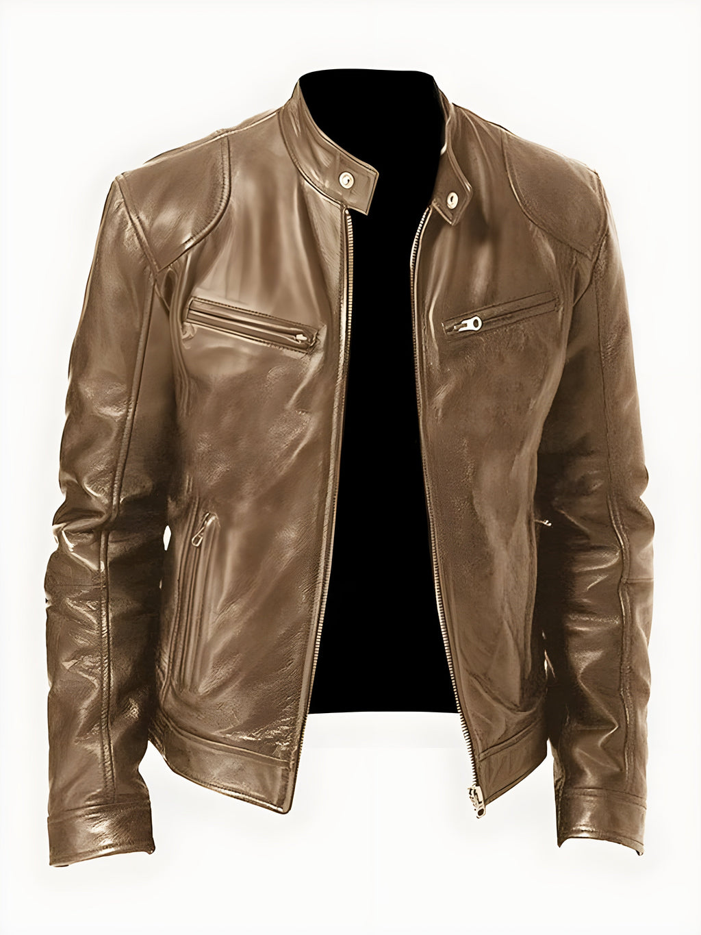 Alejandro – Klassische Herren Lederjacke Biker-Stil