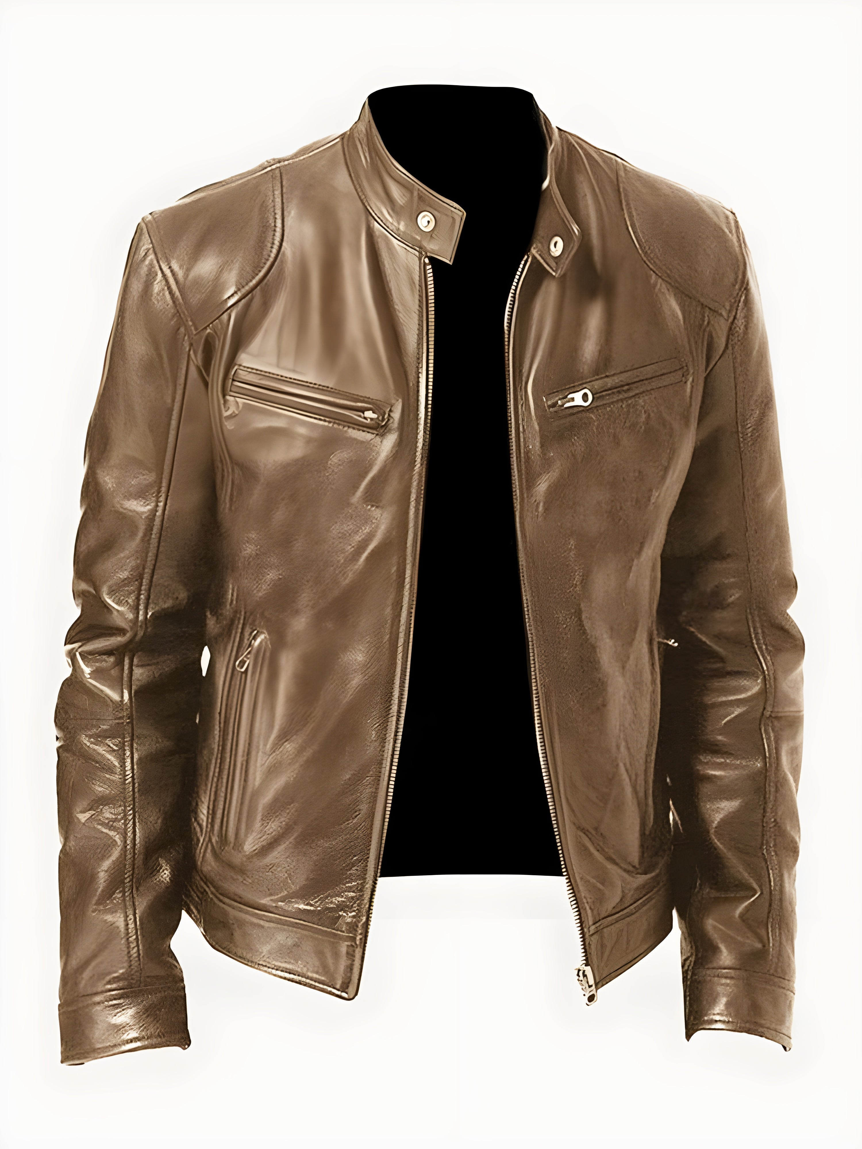 Alejandro – Klassische Herren Lederjacke Biker-Stil