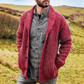 Variant image for Max | Bequeme Strickjacke Herren - Zeitloser Cardigan mit Taschen-17