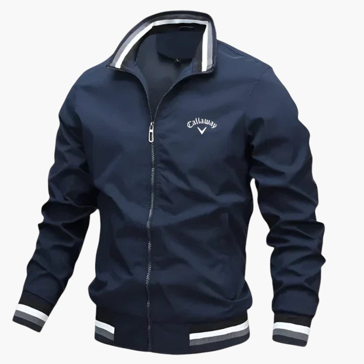 Callum – Sportliche Herren Zip-Jacke mit Stehkragen