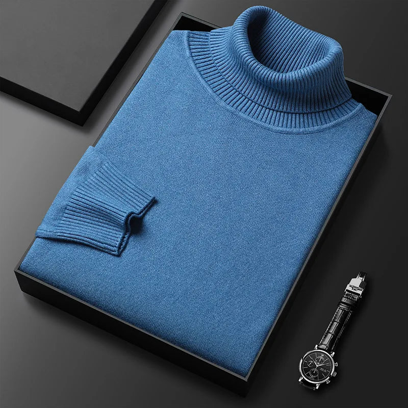 Felix – Feinstrick-Rollkragenpullover für Herren