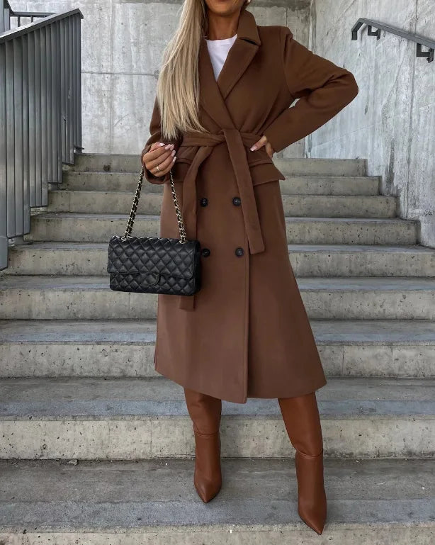 Layla – Eleganter Langmantel für Damen