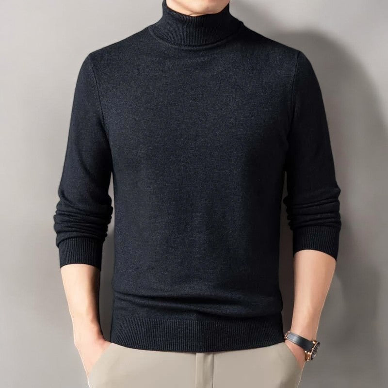 Felix – Feinstrick-Rollkragenpullover für Herren