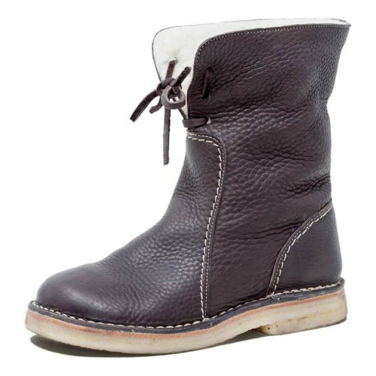 Sofia – Damenlederstiefel mit Fellfutter